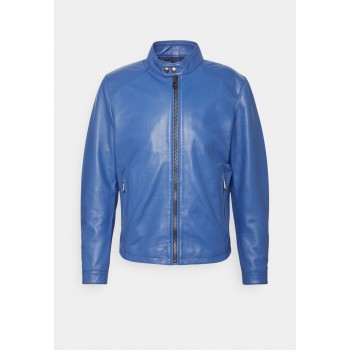 Men COAT | JOOP! Leather jacket - moonlight blue/light blue - VZ31365 JOOP! moonlight blue JO922T09H-K11 